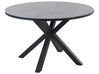 Tavolo da giardino metallo grigio e nero ⌀ 120 cm MALETTO_828783