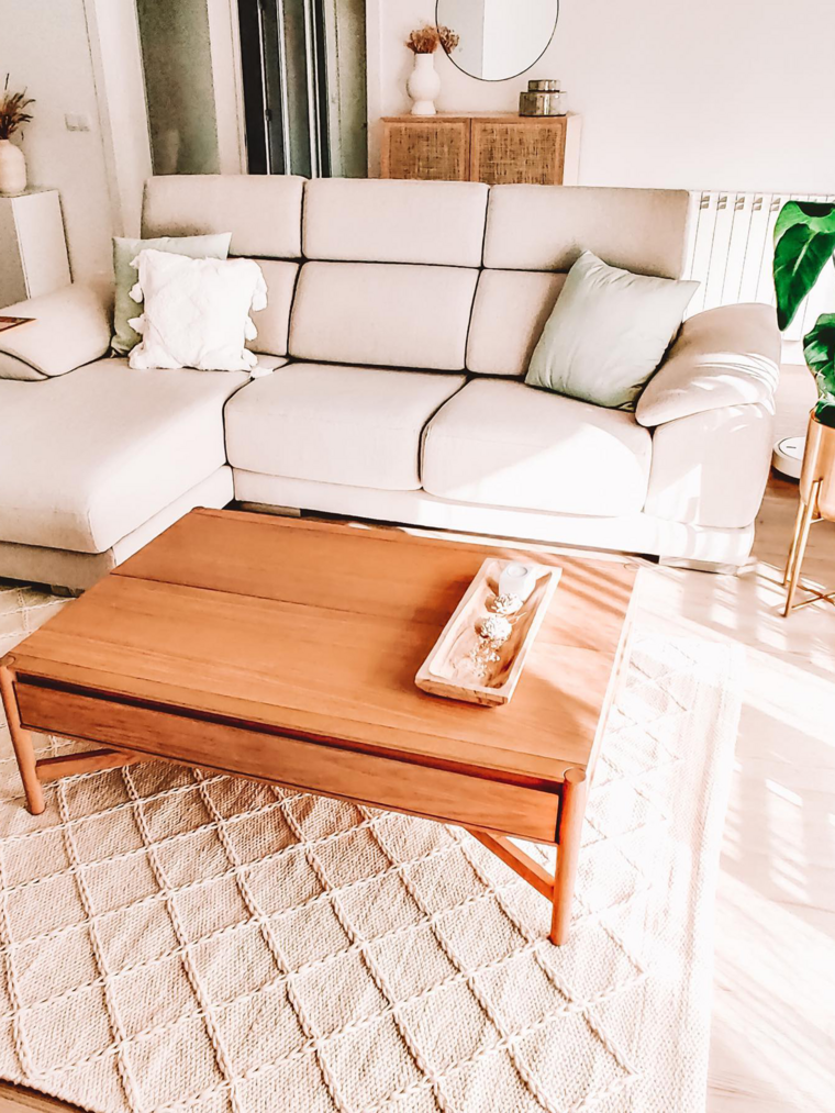 Area Rug 160 x 230 cm OffWhite ELLEK Beliani.co.uk