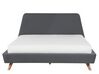 Čalúnená posteľ 160 x 200 cm sivá VIENNE_814323