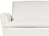 Sofá-cama de 3 lugares em veludo branco creme VETTRE_881363