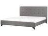 Fabric EU Super King Bed Grey AMBASSADOR_914102