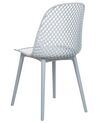 Set of 4 Dining Chairs Light Blue EMORY_876378