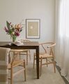Spisebord 160 x 90 cm mørkebrun LOTTIE_813414
