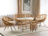 4 Seater Rattan Sofa Set with Coffee Tables Natural MARATEA/ CESENATICO_878418