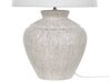 Lámpara de mesa de cerámica blanco crema 60 cm CAINE_822433