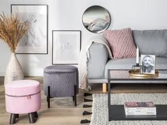 Rahi sametti säilytystila harmaa ⌀ 37 cm WENONA