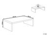 Table basse - table d'appoint - meuble TV - blanc - MILWAUKEE_799080