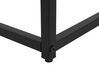 Tavolino consolle legno scuro/nero 30 x 120 cm BELMONT_758918