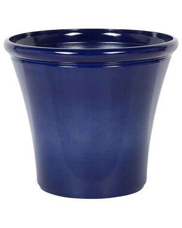 Vaso para plantas em fibra de argila azul marinho 46 x 46 x 40 cm KOKKINO