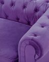 Velvet Armchair Purple CHESTERFIELD_705691