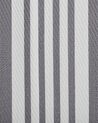Tapis extérieur à rayures grises 120 x 180 cm DELHI_766387