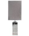 Tafellamp porselein zilver ONYX_541661