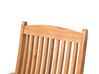 Zestaw ogrodowy drewniany stół i 8 krzeseł MAUI_681722