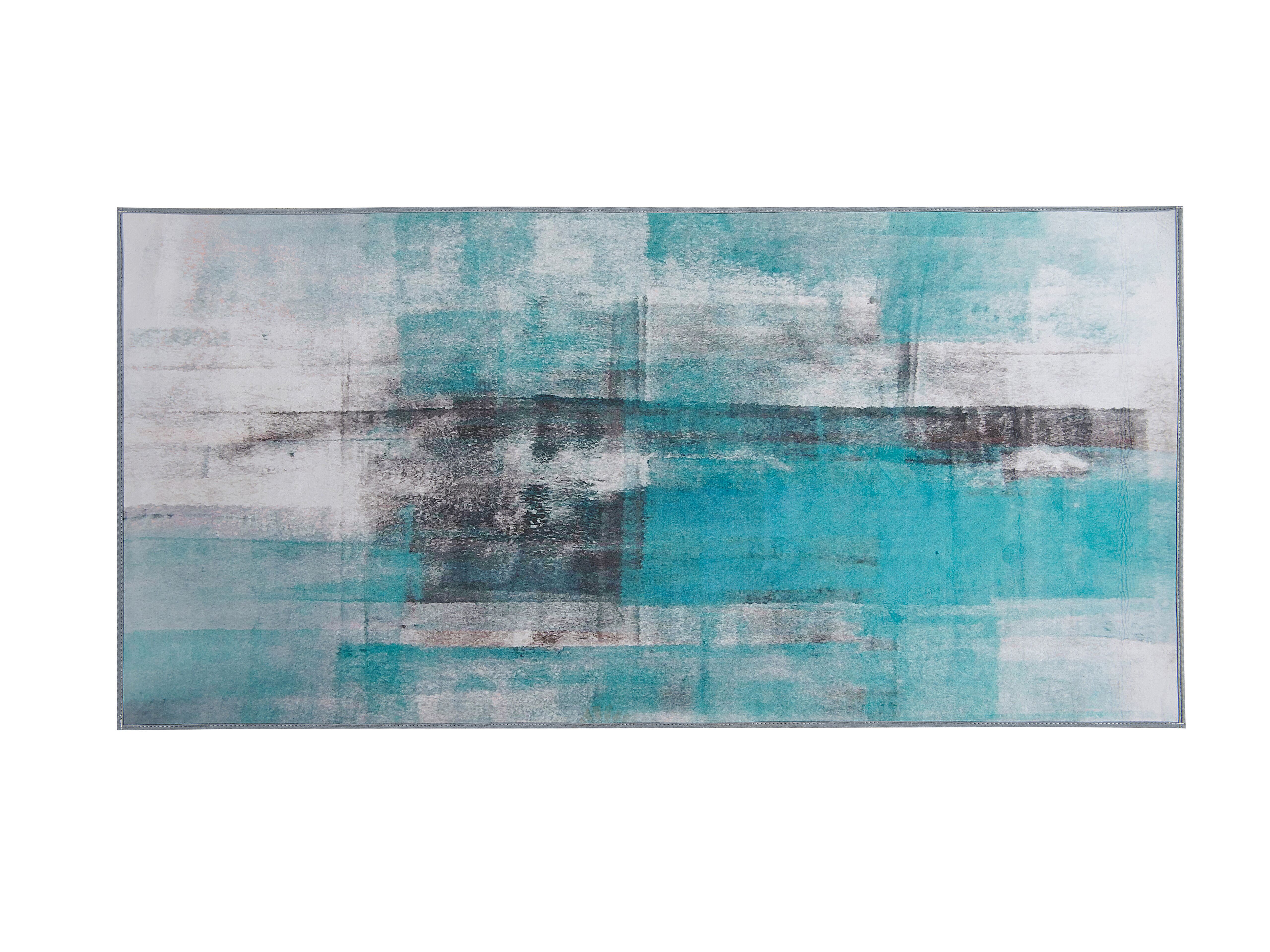 Dywan 80 x 150 cm niebieski TRABZON