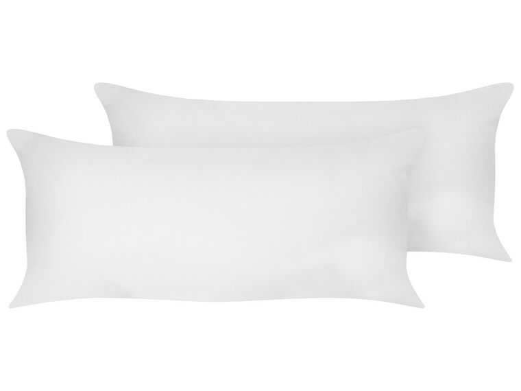 Sängkuddar 2 st med hög profil 40 x 80 cm polyester TRIGLAV_882525