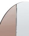 Okrągłe lustro ścienne ⌀ 79 cm różowe złoto CHARRON_915527
