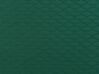 Cama con somier de terciopelo verde/madera oscura 180 x 200 cm BAYONNE_870907