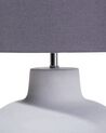 Lámpara de mesa gris claro/blanco 43 cm BHIMA_673428