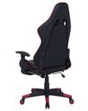 Cadeira gaming em pele sintética vermelha e preta VICTORY_712346