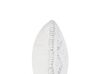 Dekorativní makramé polštář 30 x 50 cm bílý ALATEPE_753364