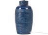 Ceramic Table Lamp Navy Blue PERLIS_844191