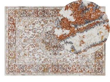 Teppich beige / braun 160 x 230 cm orientalisches Muster VAYK