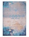 Vloerkleed polyester blauw 140 x 200 cm INEGOL_717029