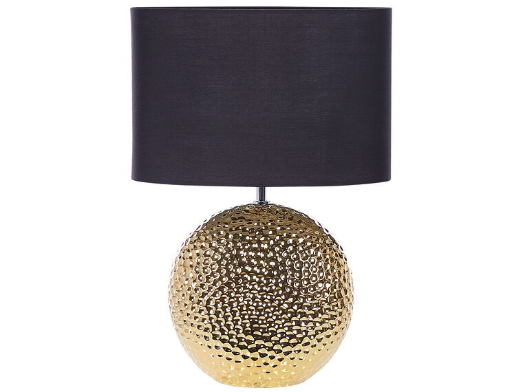 Lampe de table en céramique dorée NASVA_825675