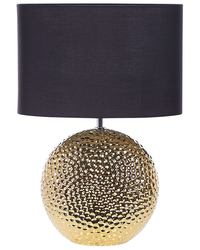 Lampe de table en céramique dorée NASVA_825675