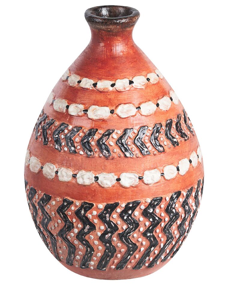 Vase décoratif marron et noir 36 cm KUMU_850154