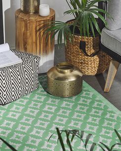 Ulkomatto vaaleanvihreä 120 x 180 cm THANE