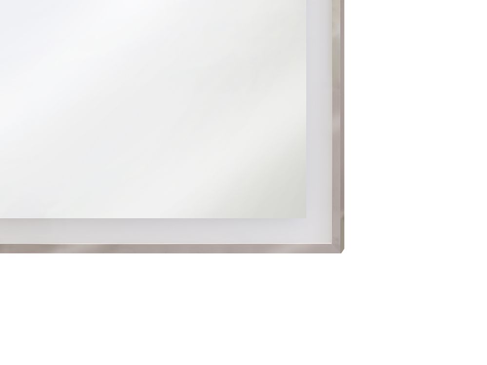 Badspiegel mit LED-Beleuchtung rechteckig 80 x 60 cm ARGENS | Beliani.de