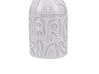 Vaso decorativo gres porcellanato grigio chiaro 22 cm ALALIA_810651