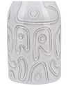 Vaso decorativo gres porcellanato grigio chiaro 22 cm ALALIA_810651
