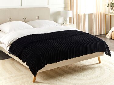 Bedspread 200 x 220 cm Black RAKYA