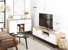 Mueble TV madera clara/blanco ITACA_792285