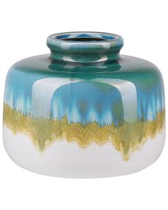 Kukkamaljakko kivitavara monivärinen 16 cm COLOSSE