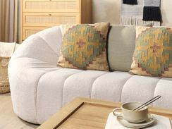 Koristetyyny juutti monivärinen 45 x 45 cm SARON