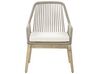 Gartenmöbel Set Faserzement 200 x 100 cm  6-Sitzer Stühle grau / beige OLBIA_771497