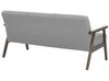 3-Sitzer Sofa grau Retro-Design ASNES_786839
