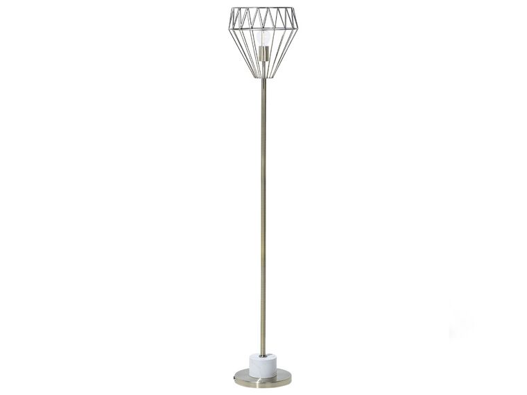 Metal Floor Lamp Brass MOONI_695783