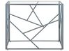 Glass Top Console Table Silver ORLAND_766710