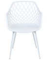 Set of 2 Dining Chairs White NASHUA II_861864