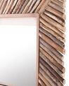 Espejo de pared madera clara 60x60 cm KANAB_759136