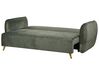 Canapé-lit en velours avec rangement vert VALLANES_904239