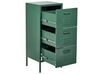 3 Drawer Metal Storage Cabinet Dark Green WOSTOK_868224