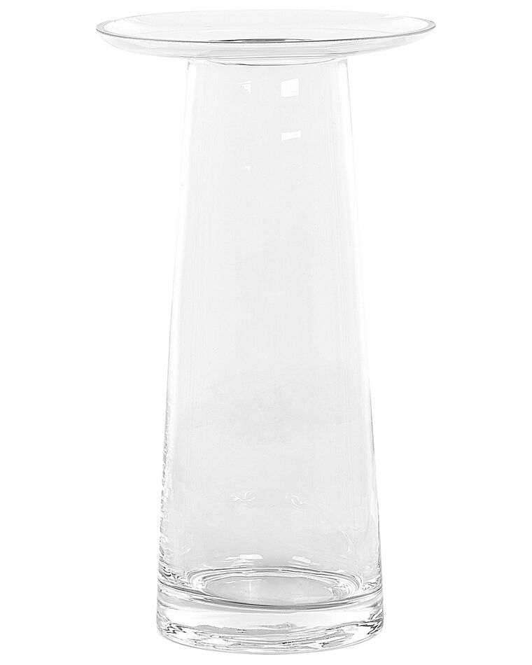 Vase à fleurs 26 cm en verre transparent MANNA_838054