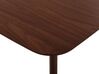 Eettafel uitschuifbaar hout donkerbruin 120 / 150 x 75 cm MADOX_674409
