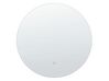 Meuble vasque avec miroir et cabinet blanc MANZON_818355