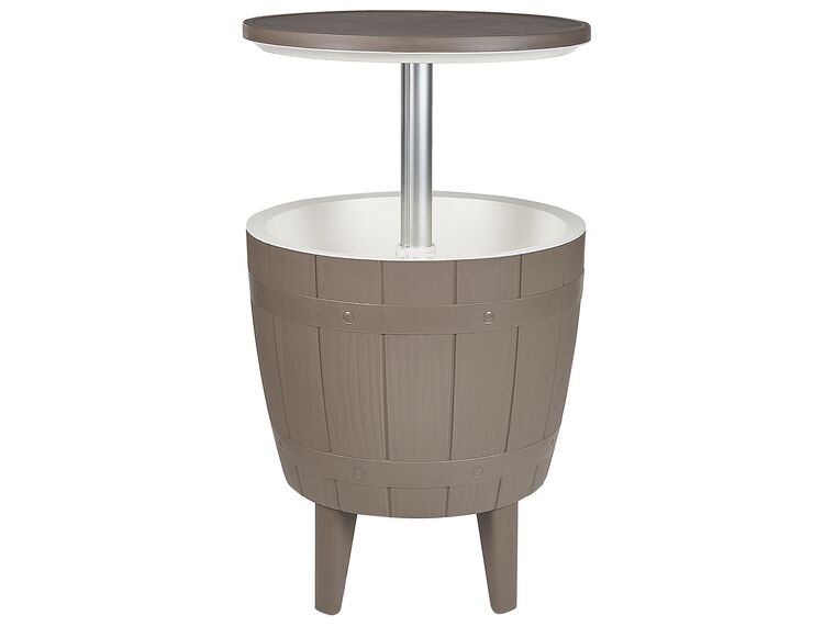 Chladící barový stolek ⌀ 48 cm šedý SILG_861661